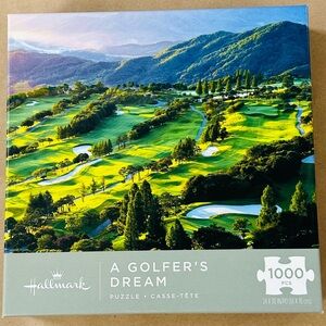 Hallmark A Golfer's Dream Puzzle - Green and Blue